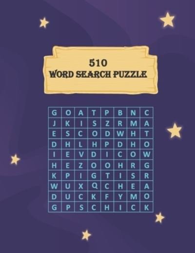 Cover for Word Search Book Activity · 510 word search puzzle (Paperback Bog) (2021)