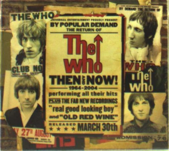 Cover for The Who · WHO - 1964-2004 Then And Now! (CD) [Remastered edition] [Digipak] (2023)
