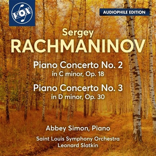 Cover for Abbey Simon · Rachmaninov: Piano Concerto No. 2 &amp; No. 3 (CD) (2023)
