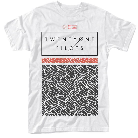 Twenty One Pilots: Scale Pattern Strip (white) (T-Shirt Unisex Tg. 2XL) - Twenty One Pilots - Andere - PHDM - 0803343127485 - 11. Juli 2016
