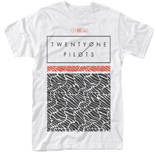 Cover for Twenty One Pilots · Twenty One Pilots: Scale Pattern Strip (white) (T-Shirt Unisex Tg. 2XL) (N/A) [size XXL] [White edition] (2016)
