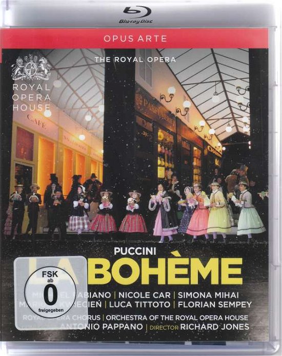 Cover for Royal Opera / Pappano · Puccini/La Boheme (Blu-ray) (2018)
