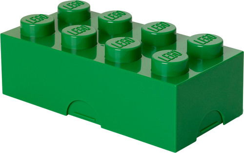 Lego Classic Box with 8 Knobs in Dark Green - Room Copenhagen - Gadżety -  - 0887988001485 - 31 stycznia 2018