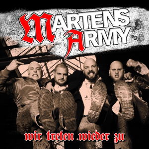 Cover for Martens Army · Wir Treten Wieder Zu! (LP) [Ltd. Red Vinyl edition] (2017)