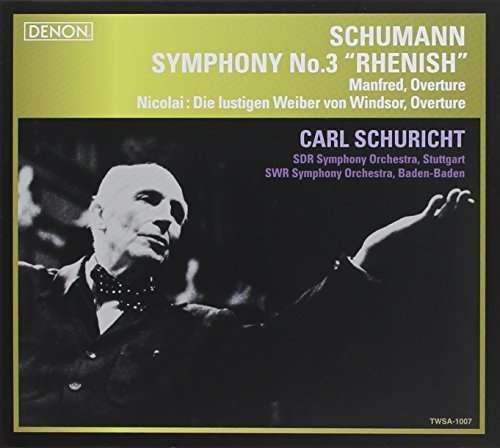 Cover for Carl Schuricht · Schumann: Symphony No.3 (CD) [Japan Import edition] (2022)