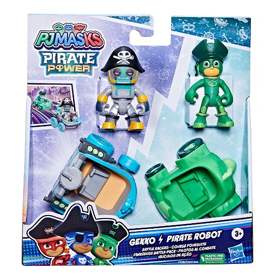 Hasbro Pj Masks: Gekko & Pirate Robot Battle Racers (f4586) - Hasbro - Merchandise -  - 5010993947485 - 