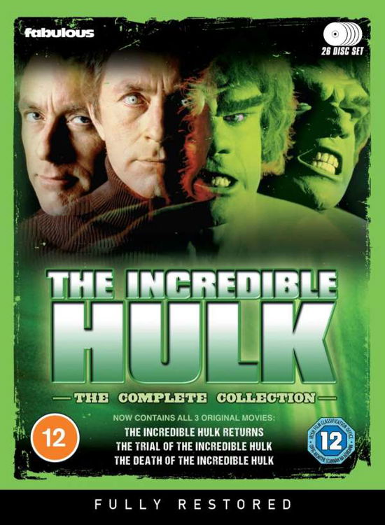 The Incredible Hulk Seasons 1 to 5 Complete Collection - Fox - Film - Fabulous Films - 5030697045485 - 28. juni 2021