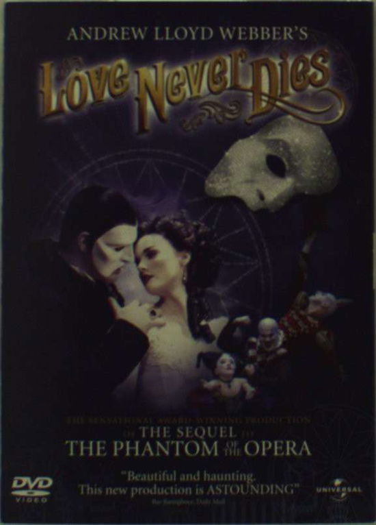 Cover for Love Never Dies (DVD) (2012)