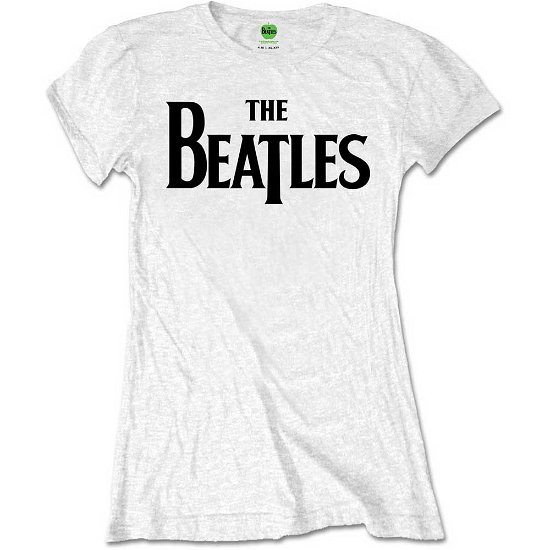 The Beatles Ladies T-Shirt: Drop T (Retail Pack) - The Beatles - Merchandise -  - 5056170661485 - 
