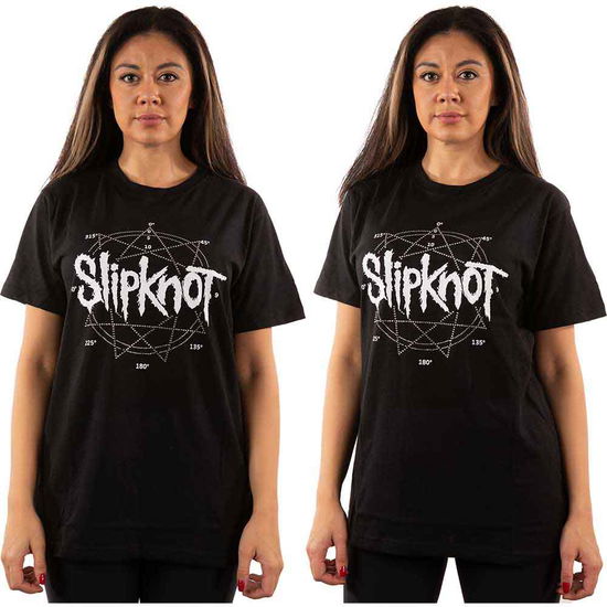 Slipknot Unisex T-Shirt: Logo Star (Embellished) - Slipknot - Merchandise -  - 5056170674485 - 