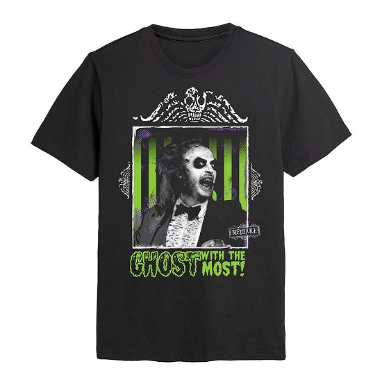 Cover for Beetlejuice · Beetlejuice: Ghost With The Most (T-Shirt Unisex Tg. L) (Klær) [size L] [Black edition] (2020)