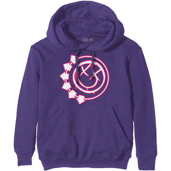 Cover for Blink-182 · Blink-182 Unisex Pullover Hoodie: Six Arrow Smile (Hoodie) [size M] [Purple - Unisex edition]