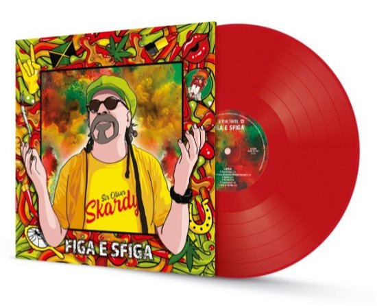 Cover for Sir Oliver Skardy · Figa E Sfiga (Red Vinyl) (LP)