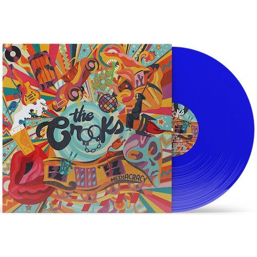 Cover for Crooks  · Mediacracy - LP 180 Gr. Blue Vinyl (LP) (2024)