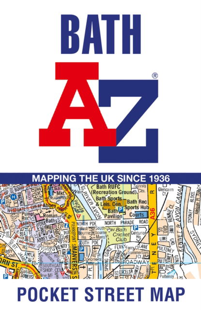 Cover for A-Z Maps · Bath A-Z Pocket Street Map (Landkarten) (2023)