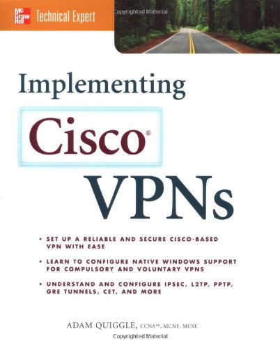 Cover for Adam Quiggle · Implementing Cisco Vpns (Paperback Book) (2001)