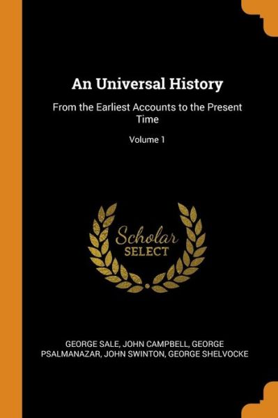 Cover for George Sale · An Universal History (Paperback Book) (2018)