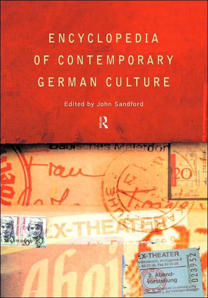 Cover for John Sandford · Encyclopedia of Contemporary German Culture (Hardcover Book) (1999)