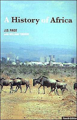 Cover for Fage, John (formerly of University of Birmingham, UK) · A History of Africa (Paperback Bog) (2001)