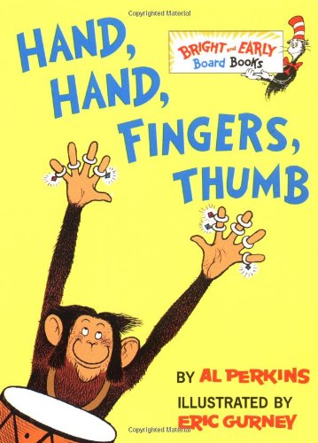 Cover for Al Perkins · Hand, Hand, Fingers, Thumb - Bright &amp; Early Board Books (TM) (Board book) [Brdbk edition] (1998)