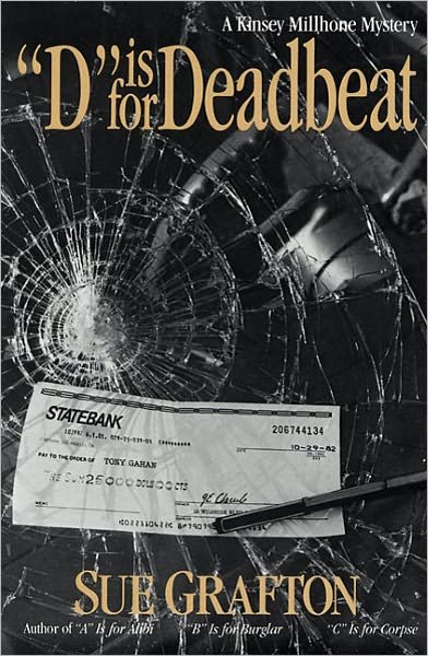Cover for Sue Grafton · D is for Deadbeat: a Kinsey Millhone Mystery (Hardcover bog) (1987)
