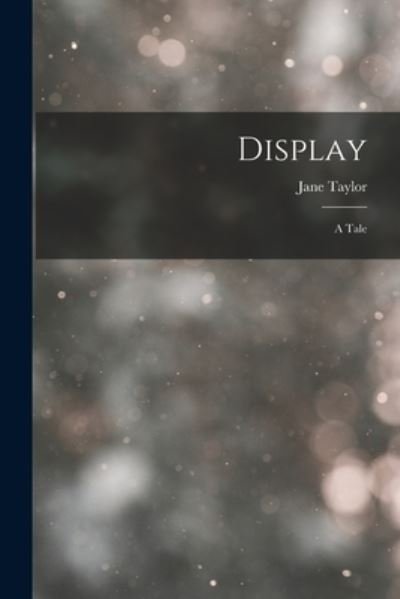 Cover for Jane Taylor · Display (Book) (2022)