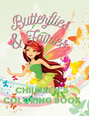 Cover for Stacy A. Rhodes · Butterflies &amp; Fairies Children's Coloring Book (Book) (2023)