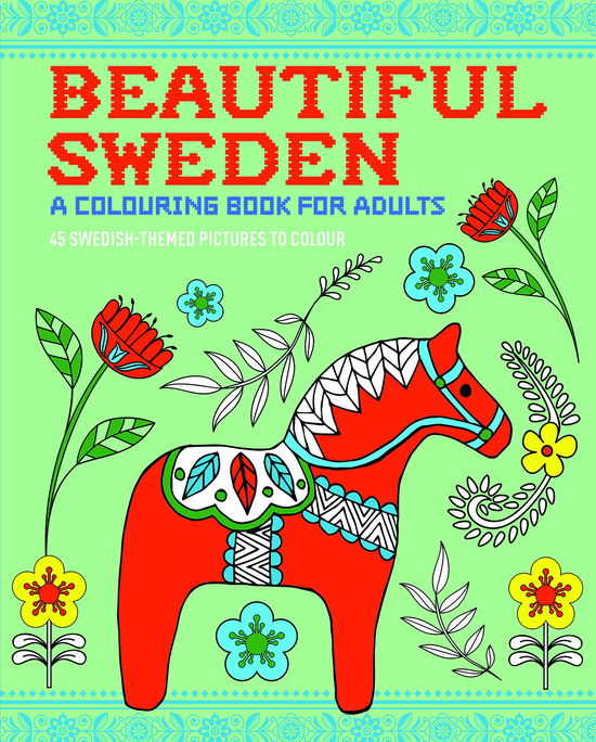 Cover for Beautiful Sweden - A colouring book for adults (Paperback Book) (2025)