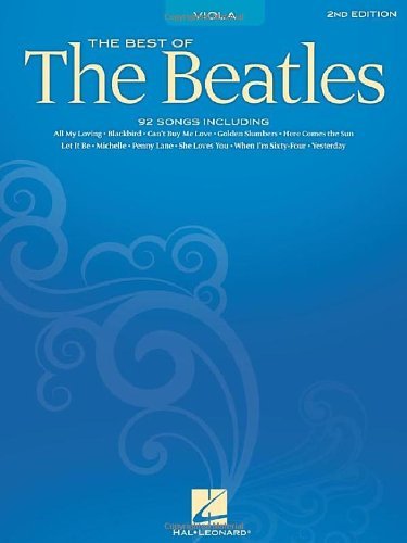 Best of the Beatles Viola 2nd Edition - The Beatles - Bøker - Hal Leonard - 9781423410485 - 1. juli 2006
