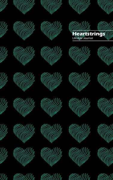 Heartstrings Lifestyle Journal, Blank Notebook, Dotted Lines, 288 Pages, Wide Ruled, 6 x 9 (A5) Hardcover (Black II) - Design - Books - Blurb - 9781714327485 - July 22, 2020