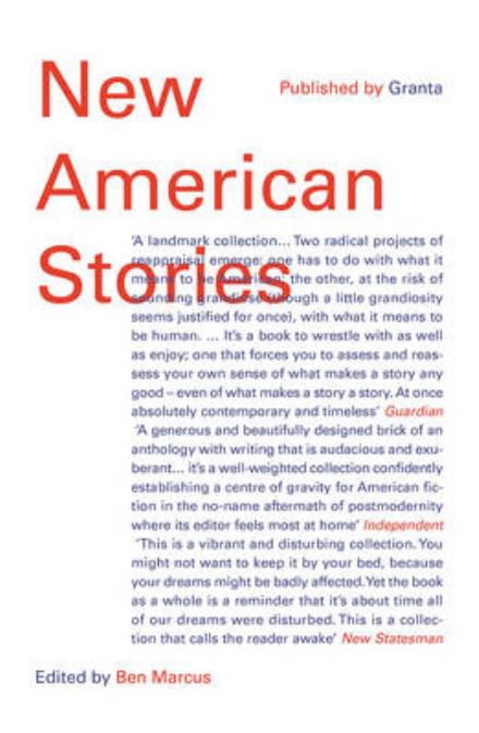 Cover for Ben Marcus · New American Stories (Paperback Book) (2016)