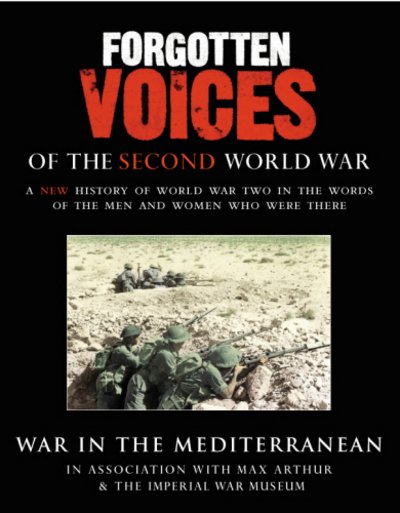 Cover for Max Arthur · Forgotten Voices of the Second World War: War in the Mediterranean (Kassett) (2004)