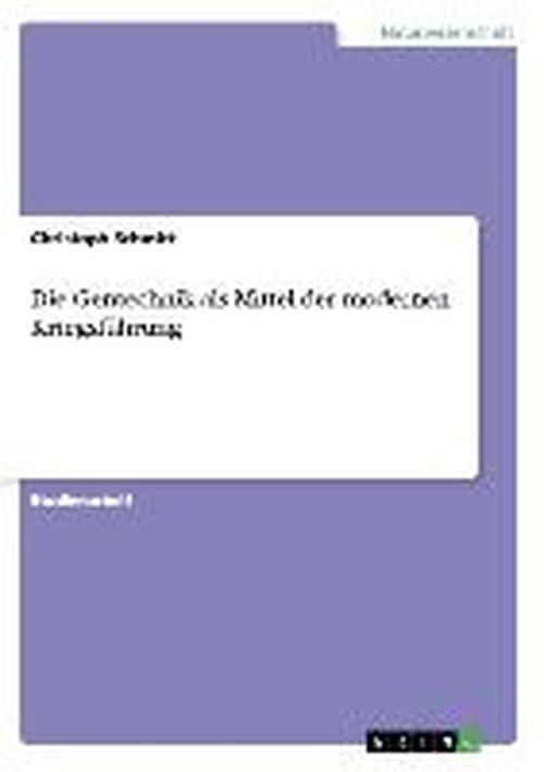 Cover for Christoph Schmitt · Die Gentechnik als Mittel der modernen Kriegsfuhrung (Paperback Book) [German edition] (2007)