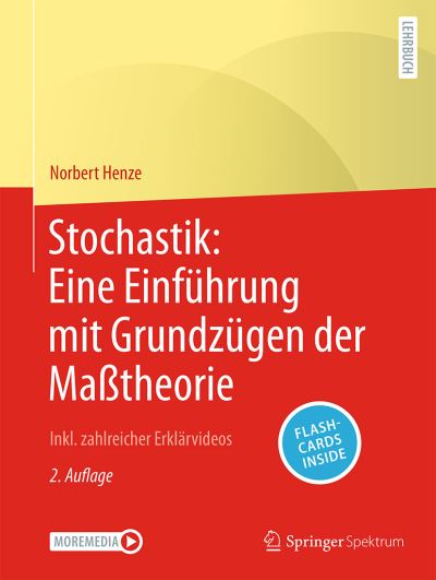 Cover for Norbert Henze · Stochastik: Eine Einführung mit Grundzügen der Maßtheorie: Inkl. zahlreicher Erklärvideos (Book) (2024)