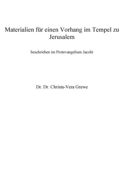 Cover for Grewe · Materialien für einen Vorhang im (Bok) (2016)