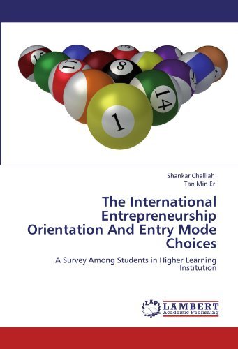 Cover for Tan Min er · The International Entrepreneurship Orientation and Entry Mode Choices: a Survey Among Students in Higher Learning Institution (Paperback Book) (2011)