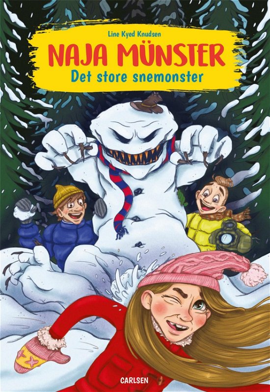 Cover for Line Kyed Knudsen · Naja Münster: Naja Münster (4) - Det store snemonster (Indbundet Bog) [1. udgave] (2020)