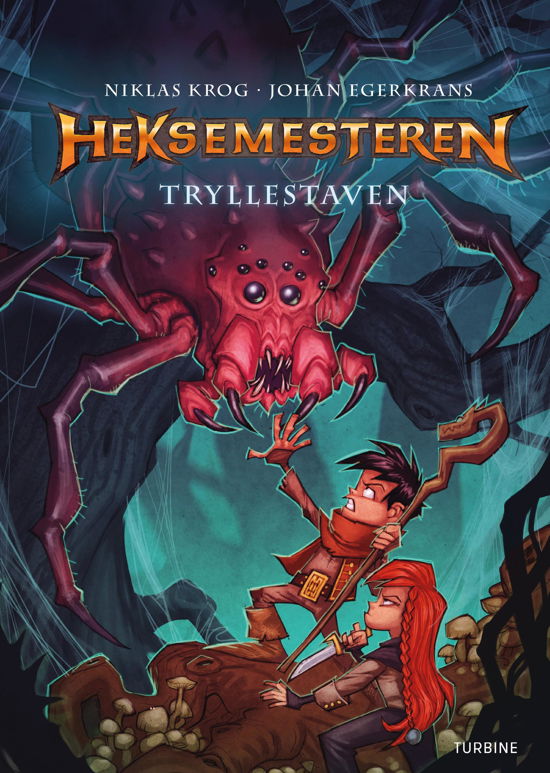 Cover for Niklas Krog &amp; Johan Egerkrans · Heksemesteren  - Tryllestaven (Hardcover Book) [1st edition] (2017)
