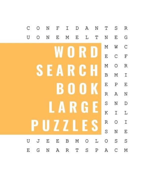 Cover for Puzzle Book Publishers · Word Search Book LARGE Puzzles (Paperback Book) (2020)