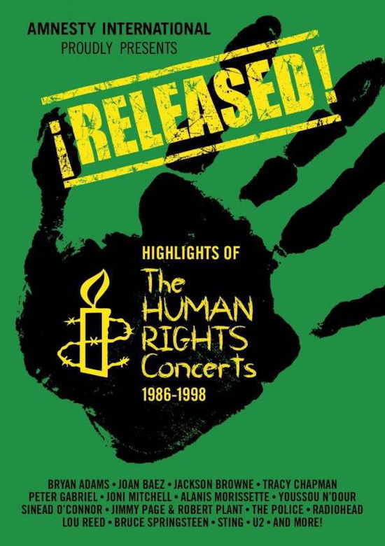 Cover for Released: Highlights of the Human Rights Concerts (DVD) (2014)