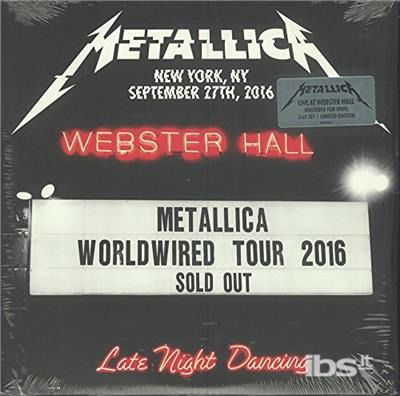 Live at Webster Hall  New York - Metallica - Musiikki - Blackened Recordings - 0858978005486 - perjantai 9. marraskuuta 2018