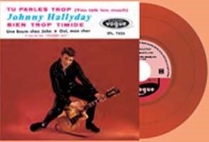 Cover for Johnny Hallyday · Tu Parles Trop (Orange Vinyl) (LP) (2019)