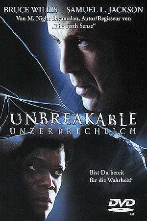 Cover for Unbreakable - Unzerbrechlich (DVD) (2001)