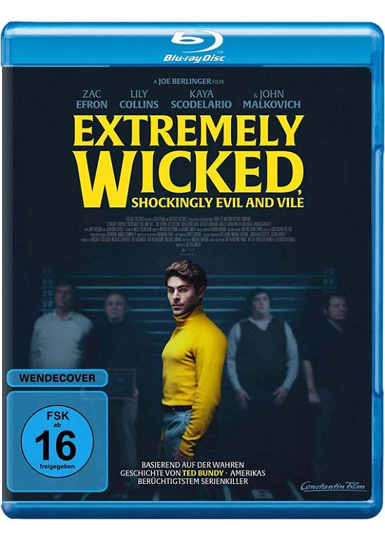 Cover for Zac Efron,lily Collins,jim Parsons · Extremely Wicked,shockingly Evil and Vile (Blu-ray) (2019)