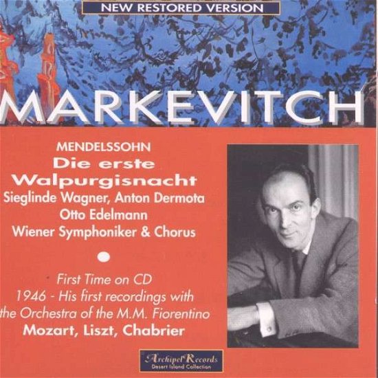 Cover for Mendelssohn / Wagner,s / Dermota / Markevitch · Die Erste Walpurgisnacht: Midsummer Night's Dream (CD) (2003)