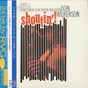 Shoutin' - Don Wilkerson - Música - UNIVERSAL - 4988031340486 - 14 de agosto de 2019