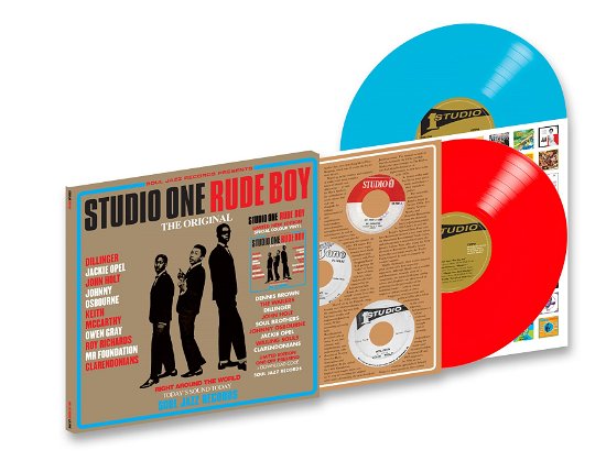 Cover for Soul Jazz Records presents · Studio One Rude Boy (LP) [RSD 2024 Red &amp; Cyan edition] (2024)