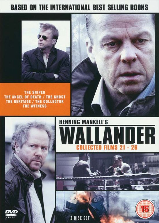Cover for Wallander Collected Films 2126 DVD · Wallander - Films 21 to 26 (DVD) (2014)