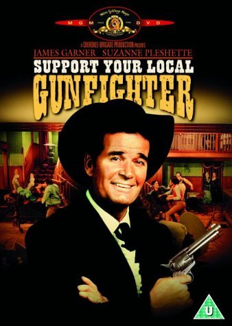 Cover for Support Your Local Gunfighter · Vestens hurtigste finger (1971) [DVD] (DVD) (2024)