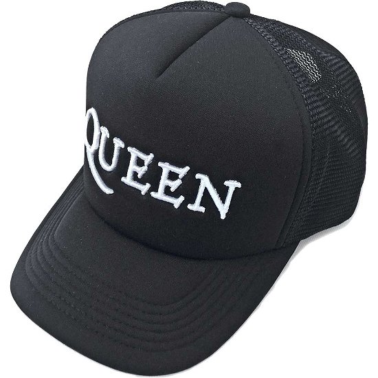 Cover for Queen · Queen Unisex Mesh Back Cap: Logo (TØJ) [Black - Unisex edition]